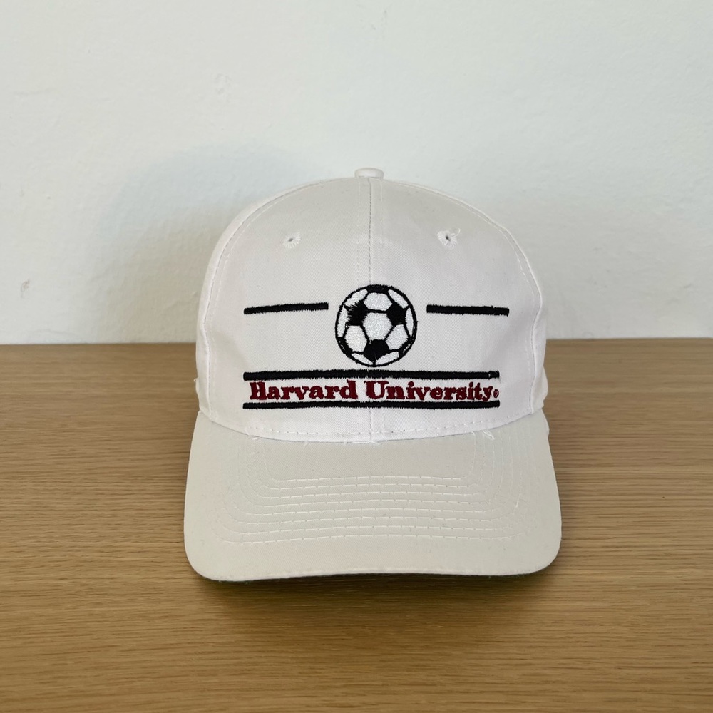 Vintage Harvard University Soccer Split Bar Snapback Hat